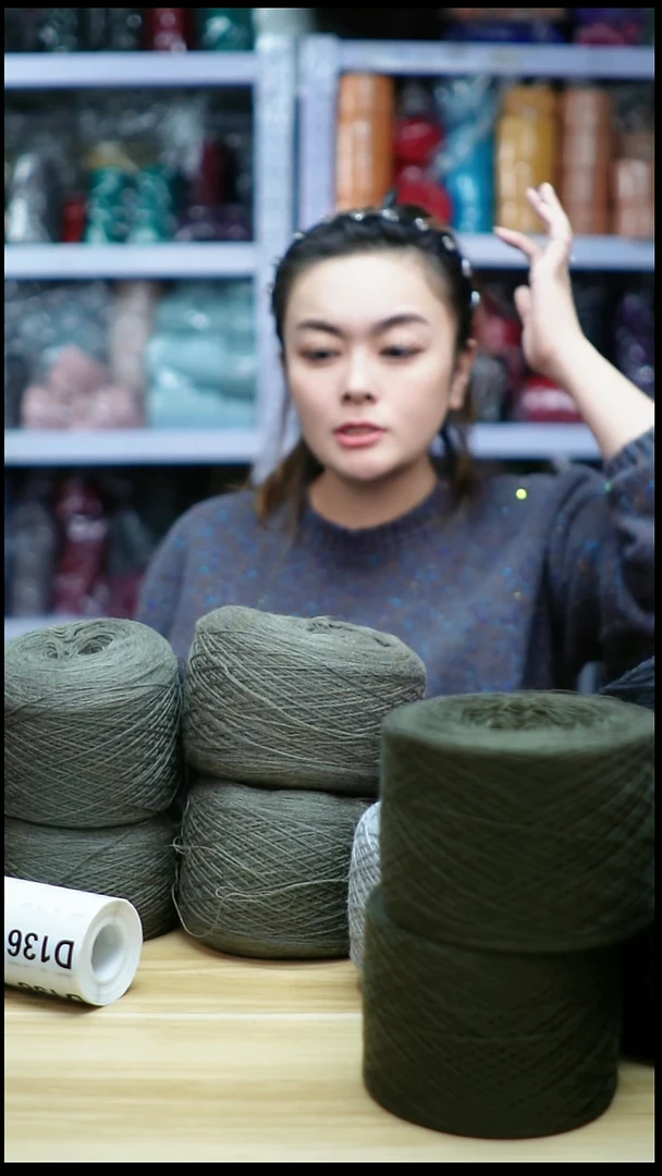 羊毛欢姐手编线D136