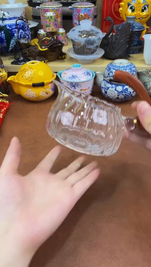 陶瓷茶具摆件旅行套组