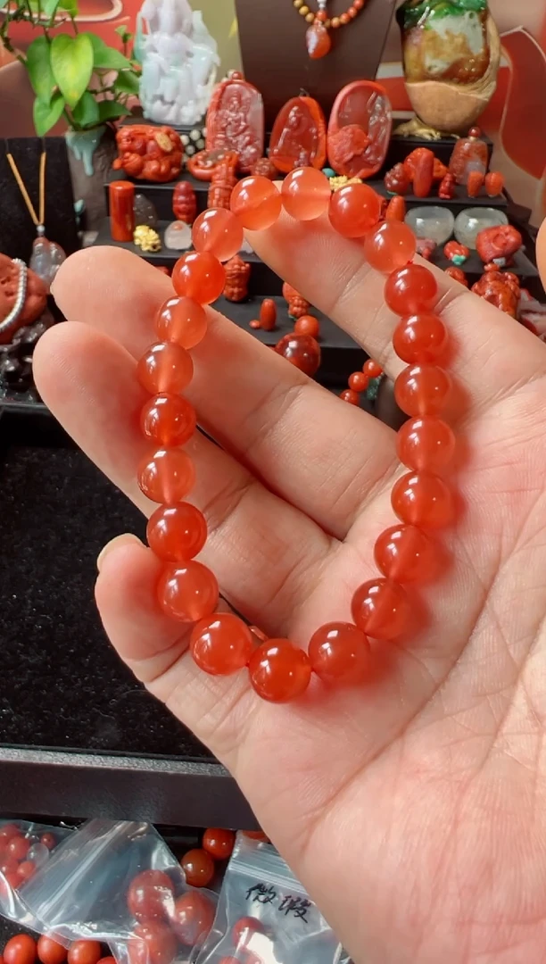 未镶嵌手链南红玛瑙传**奶手串