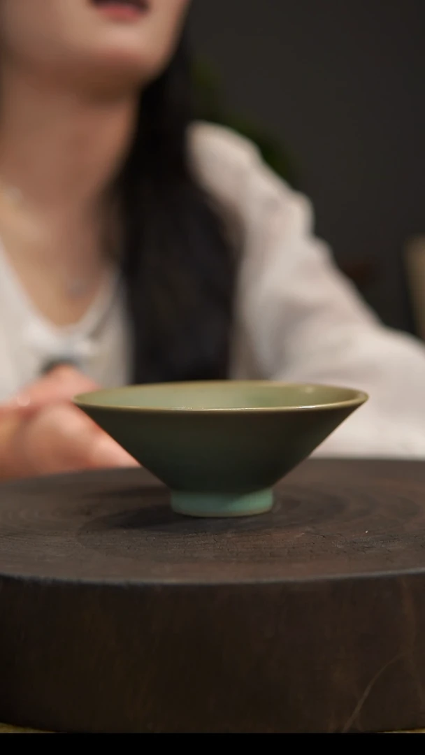 杯子…**…斗笠杯 汝州原产地  原矿老釉
