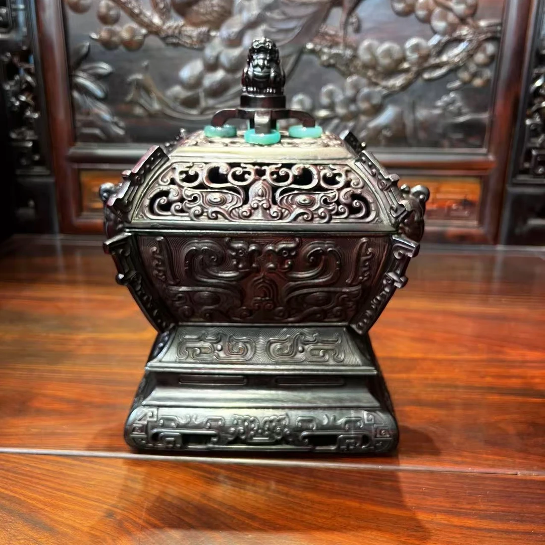 酸枝-手工大香炉