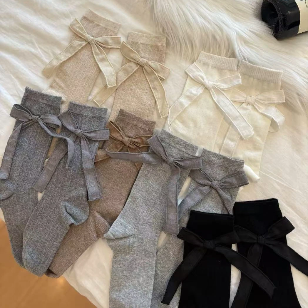 韩版大蝴蝶结女袜袜