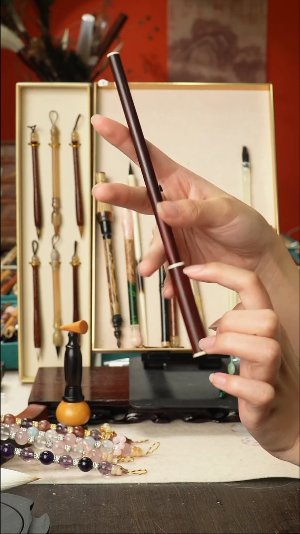 13号闪购孤品高货毛笔链接 清水试笔 蘸墨不退