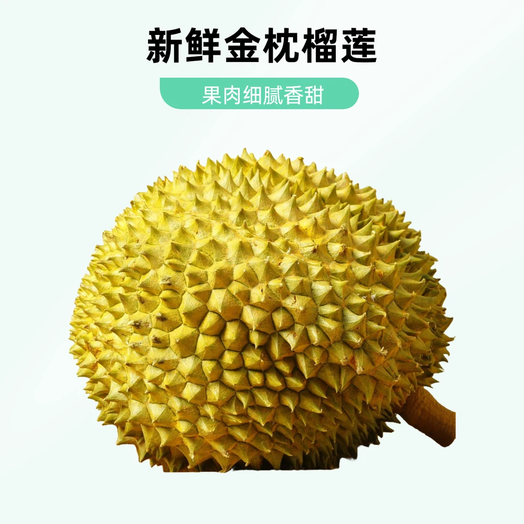 【贵阳精选】纯果肉1斤新鲜金枕榴莲一果一重核小金枕泰国金枕泰国