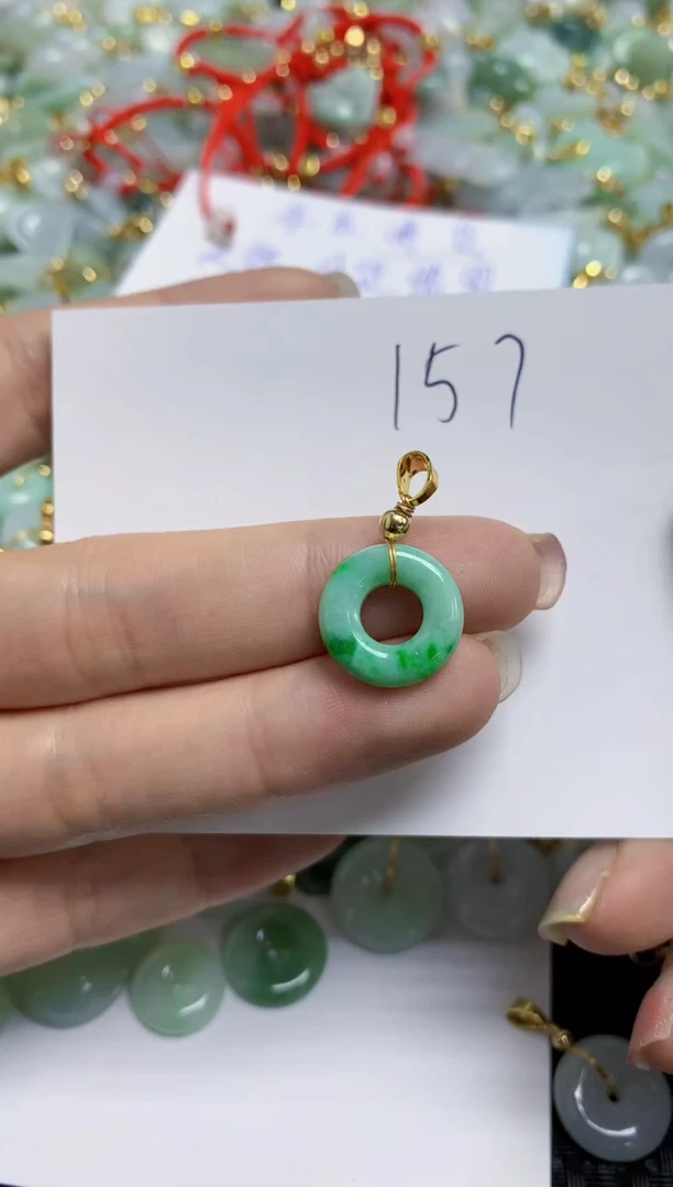 【闪购商品】翡翠颈饰合金  天然A货翡翠