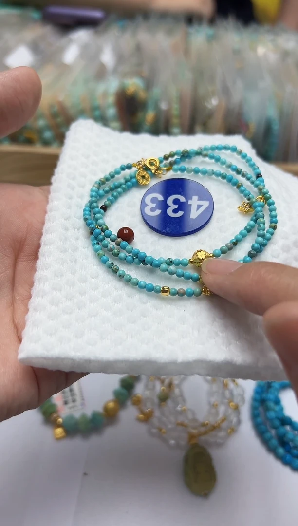 玛瑙/玉髓手串未镶嵌433随机发