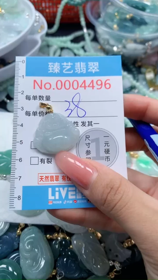 翡翠未镶嵌吊坠(不含链)4496