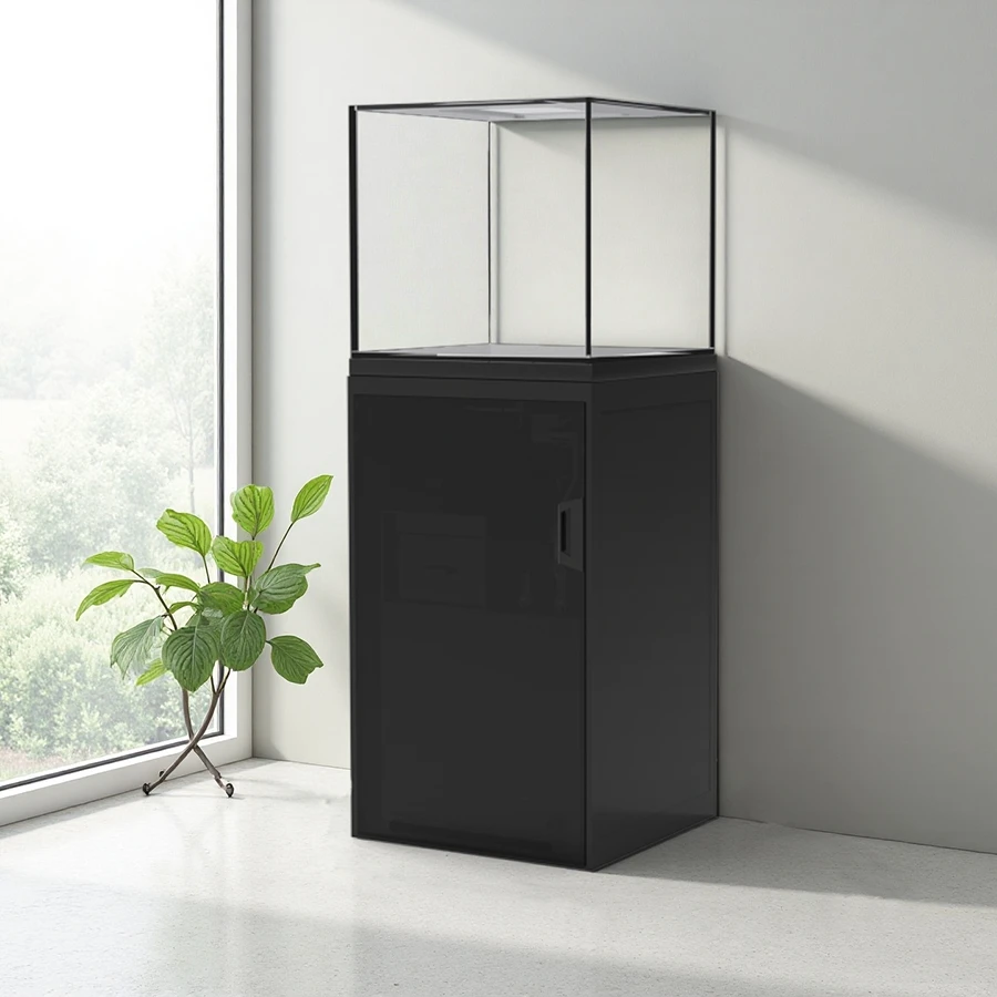 鱼缸水族箱创意客厅大中小型底滤金鱼罗汉草缸轻奢定制懒人免换水