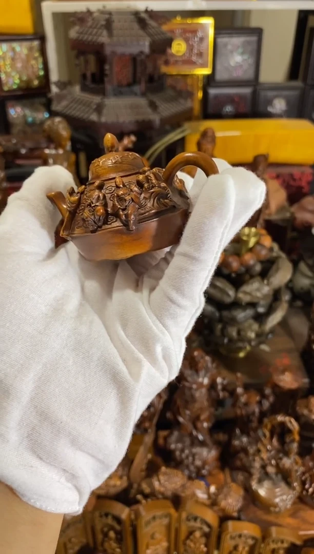 小叶黄杨小件八仙壶