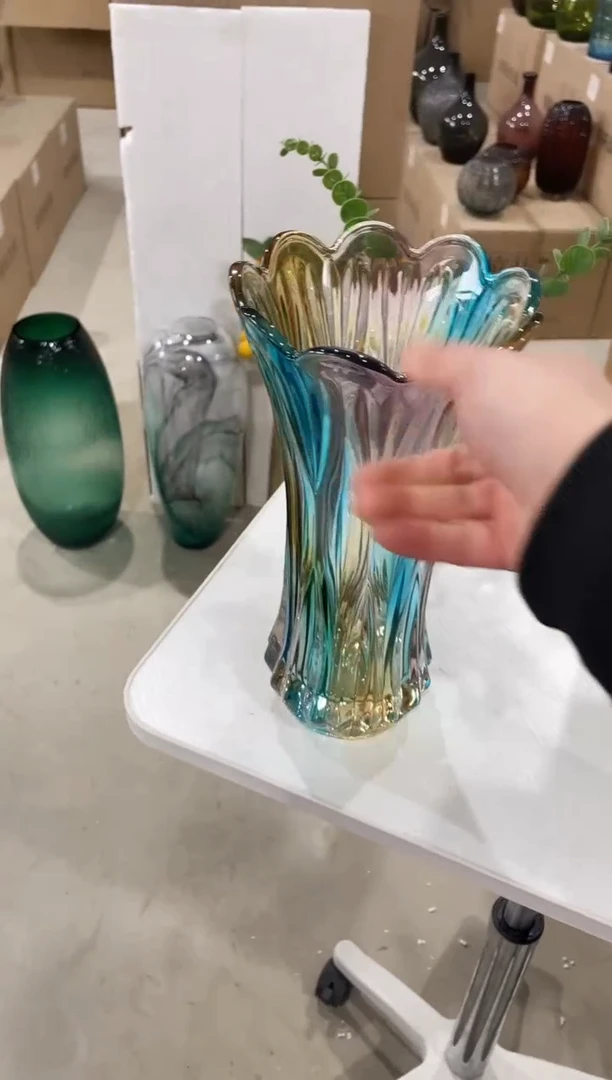 【闪购商品】无铅玻璃七彩凤尾