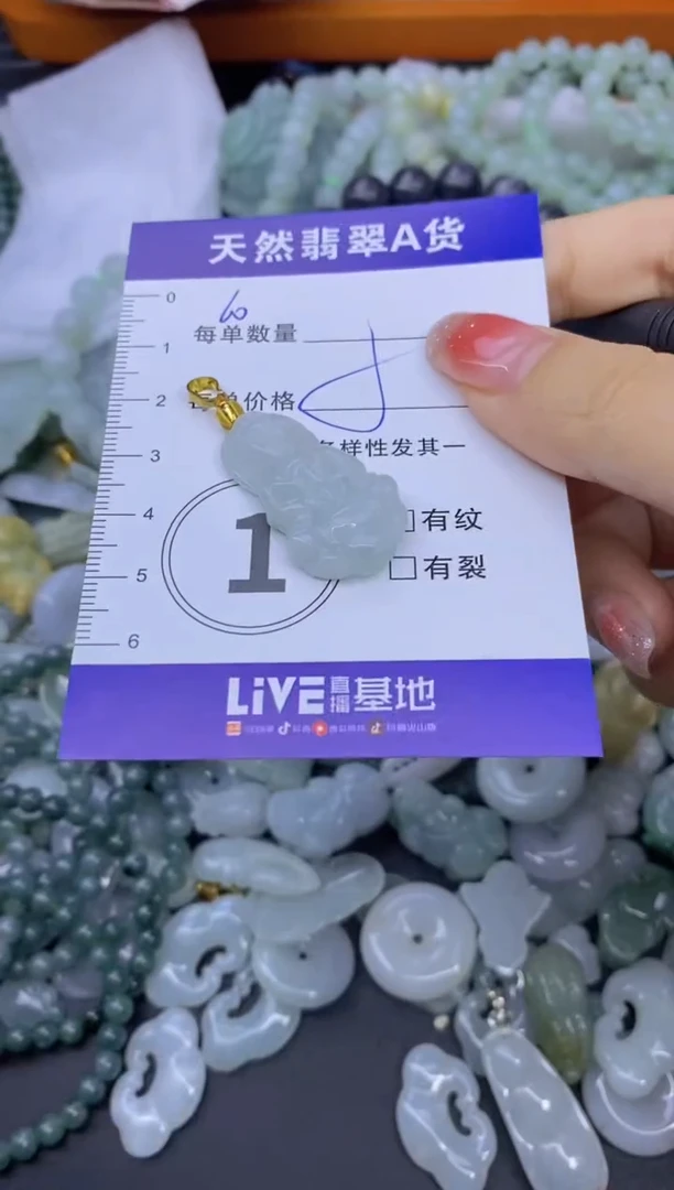 颈饰未镶嵌翡翠天然翡翠A货批量多样性发一件