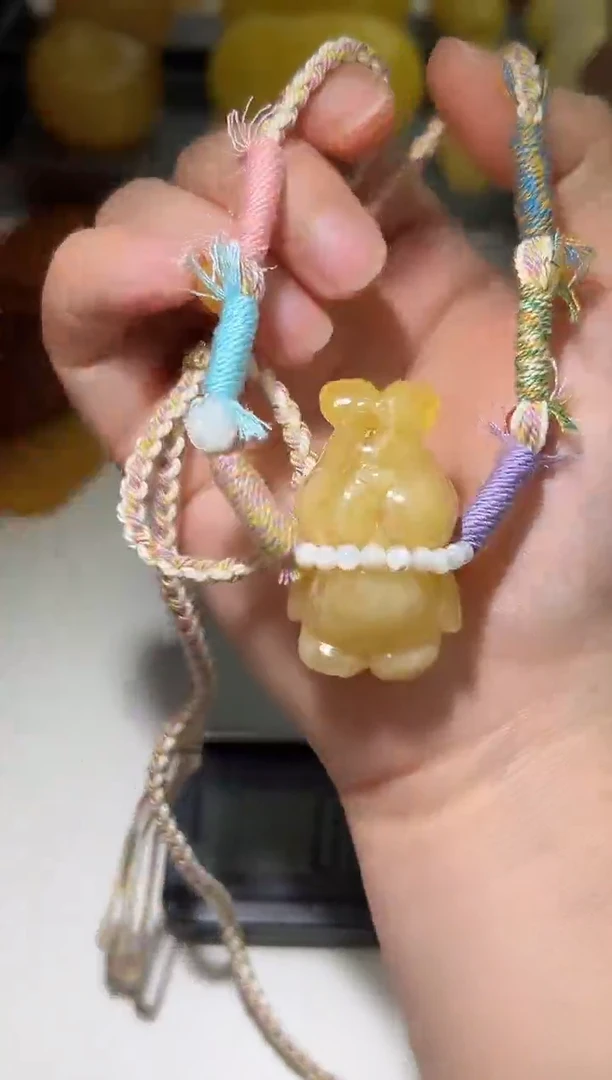 裸石琥珀未镶嵌琥珀蜜蜡吊坠