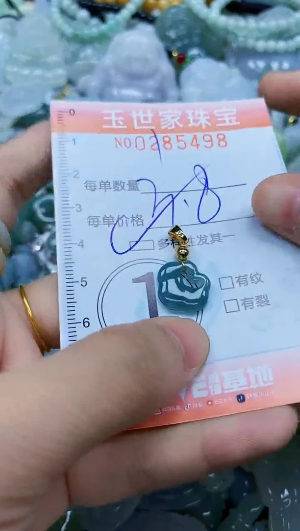 翡翠未镶嵌颈饰闪购0285498多样性发其一