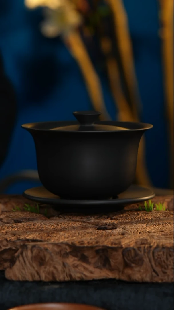 【闪购商品】700 已开价 柴烧盖碗