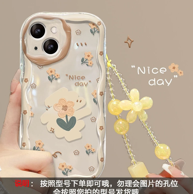 彩色链条手机壳挂绳适用苹果华为多款手机的多巴胺挂件