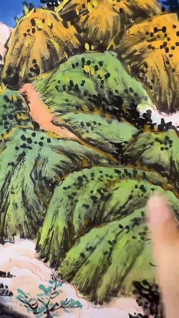 国画王炳杰手绘绘画作品5-8