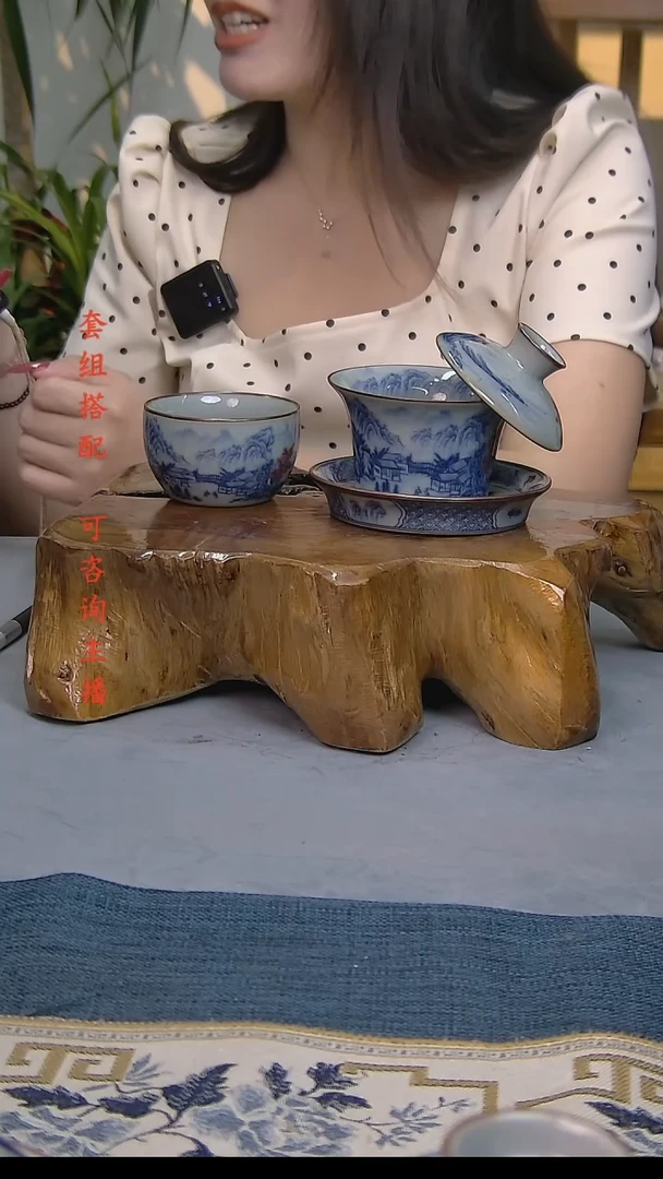 简装家用款2件套 老陶泥开片纹陶瓷茶具