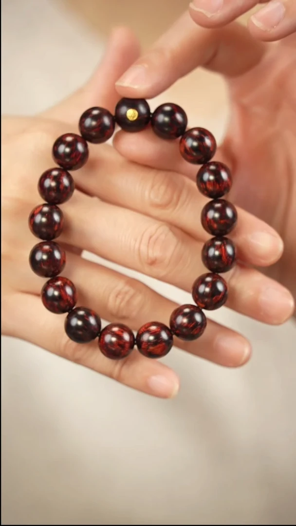 降真香手串/手链红降1.2单圈【带标】-1500