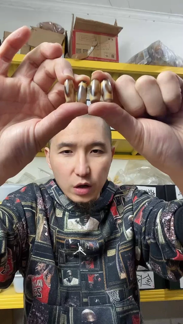 玛瑙/玉髓（覆膜）颈饰未镶嵌pz1114-70多样性发货发一对