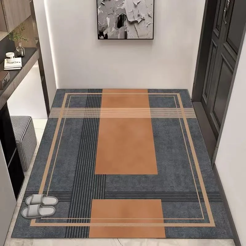 A43泥入户门地垫吸水防滑可裁剪满铺家用门厅厨房垫子