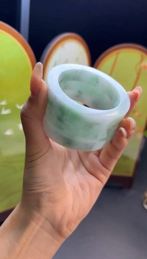 未镶嵌手镯定制翡翠虾**闹手镯5363-多样性发一