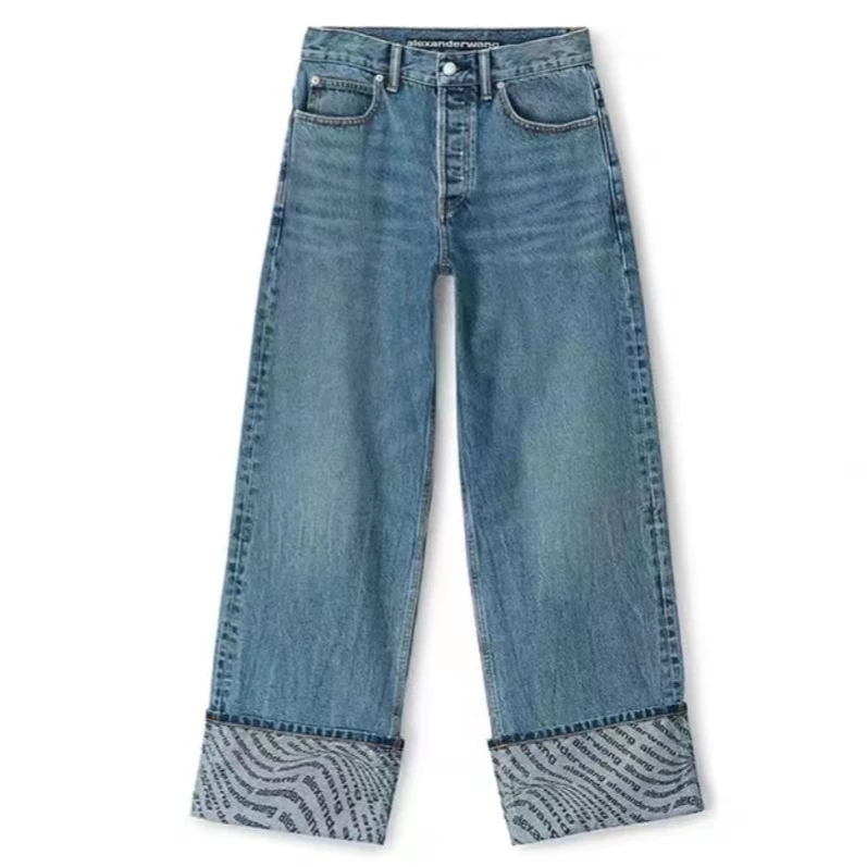 未使用 ALEXANDER WANG 【lu】 宽型牛仔裤长裤 TP026391