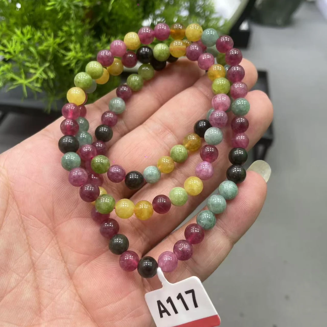 【繁花如梦】A117碧玺多圈手串