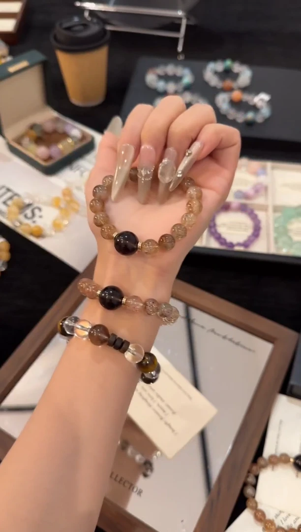 合金手链水晶黑金超x