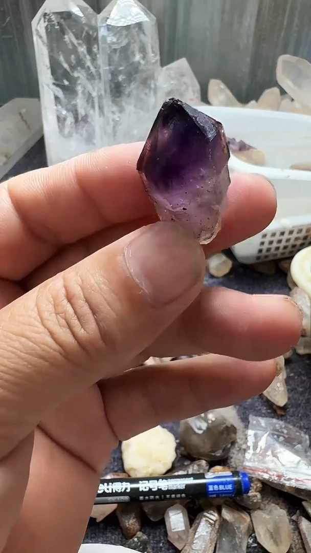 水晶珠宝半成品未镶嵌毛毛水晶