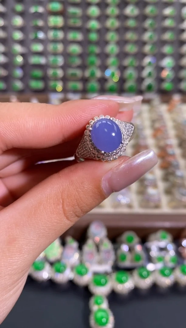 未镶嵌戒指翡翠天然缅甸A货翡翠未镶嵌 粉丝福利