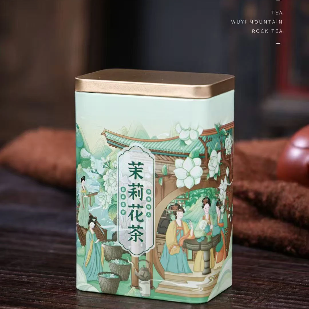 25新茶 茉莉花茶 茉莉飘雪 散茶 罐装 口粮茶 自饮