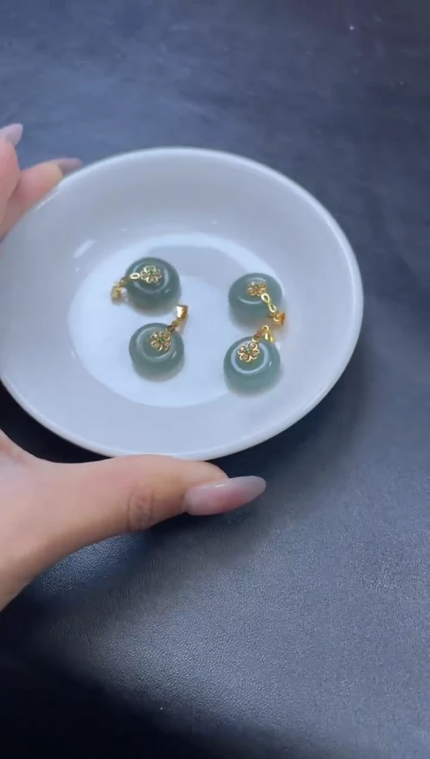 【闪购商品】翡翠吊坠(不含链)银S925镶嵌GDL3011A24多样性发一