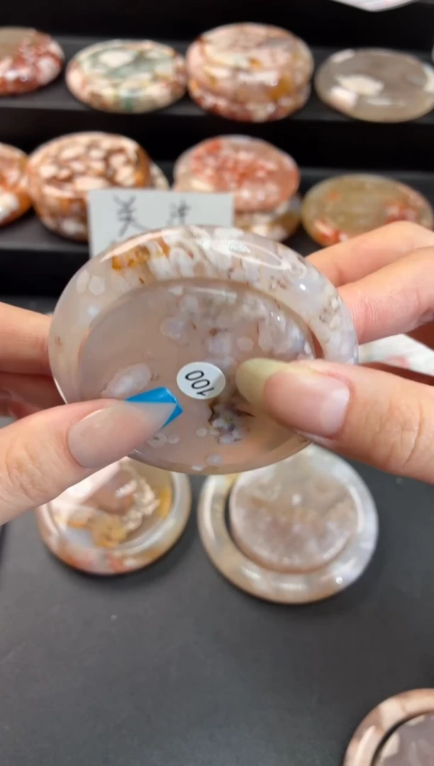 手镯玛瑙/玉髓未镶嵌石英质玉52圈51/52带(赠送镯心)