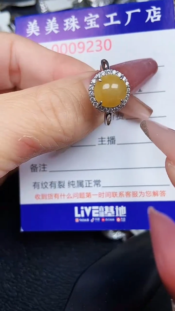 翡翠银S925镶嵌颈饰9230