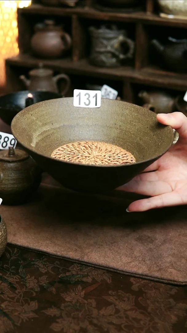 紫砂全手工深斗笠壶承