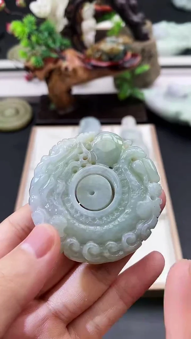 颈饰未镶嵌翡翠天然缅甸A货翡翠