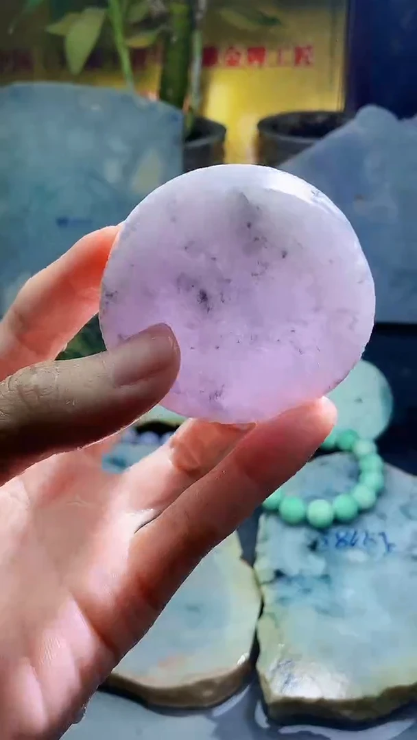 未镶嵌挂件翡翠小雨244