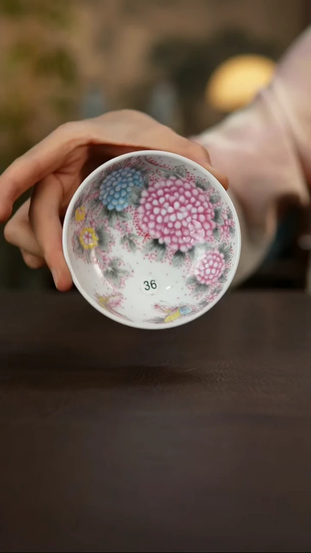 杯景德镇陶瓷杯碗柴烧多人
