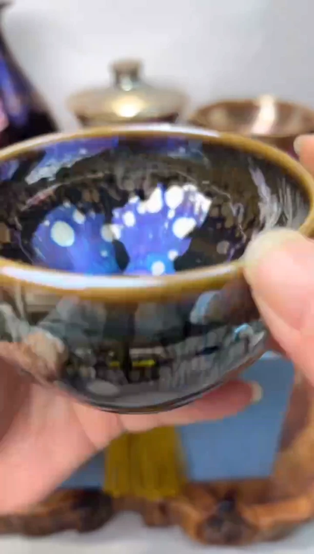 茶盏春申阁福利1只无足钵