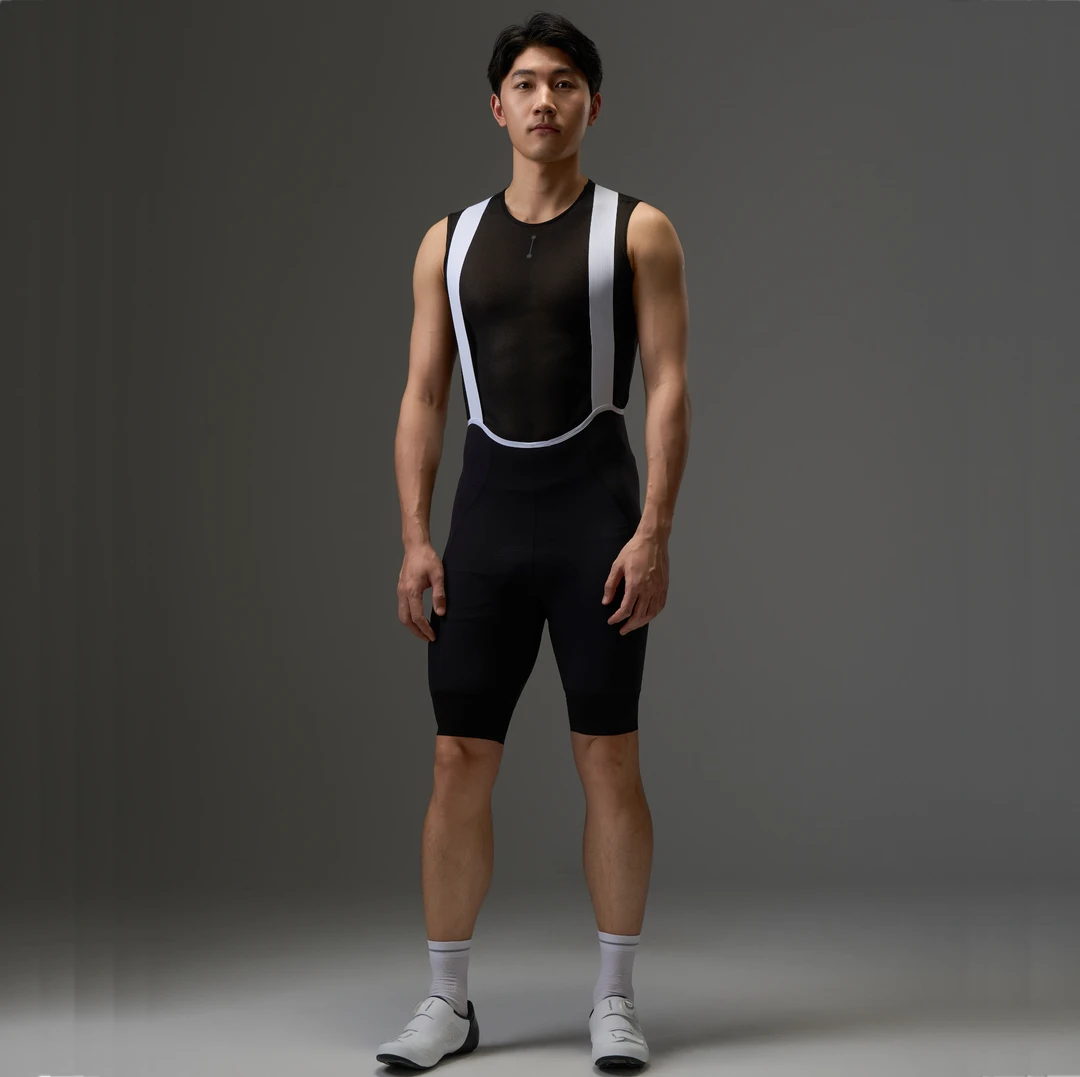 FLB春夏季竞技威隆背带骑行裤公路车自行车透气速干防晒骑行装备