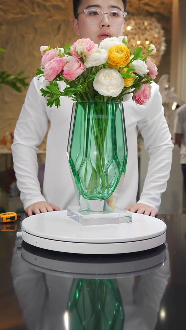 琉璃手工艺品暖*洋牡丹花14只