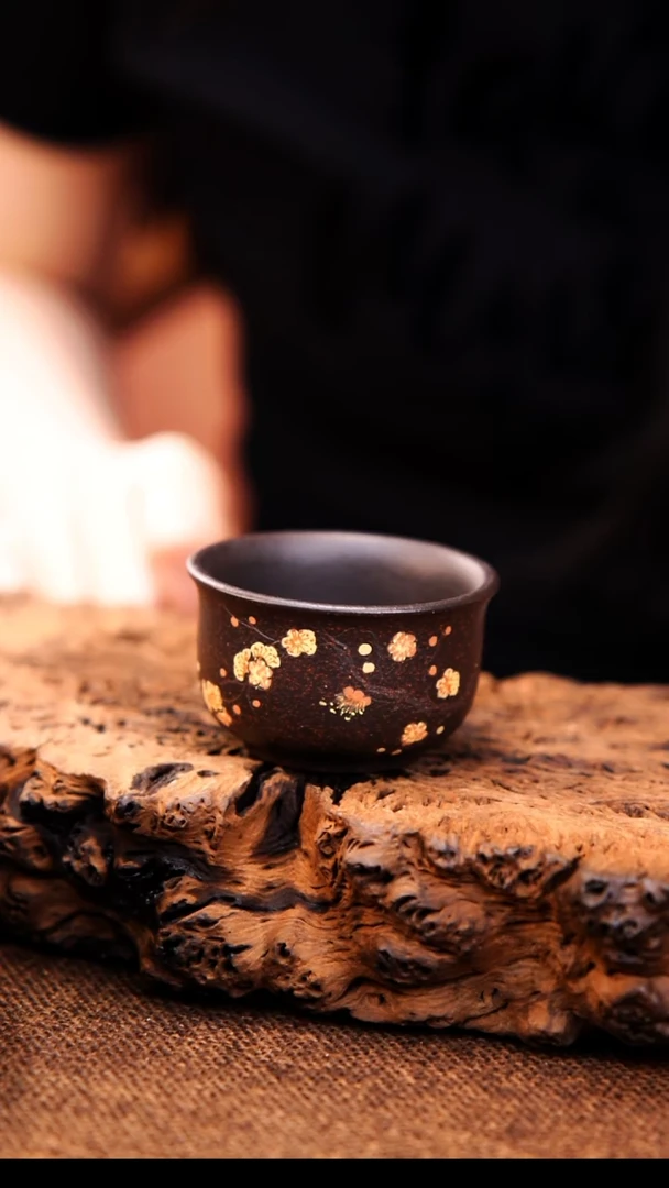 茶杯紫砂原矿紫砂杯