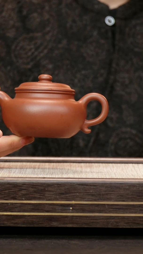 茶壶紫砂原矿紫泥 仿古壶200cc