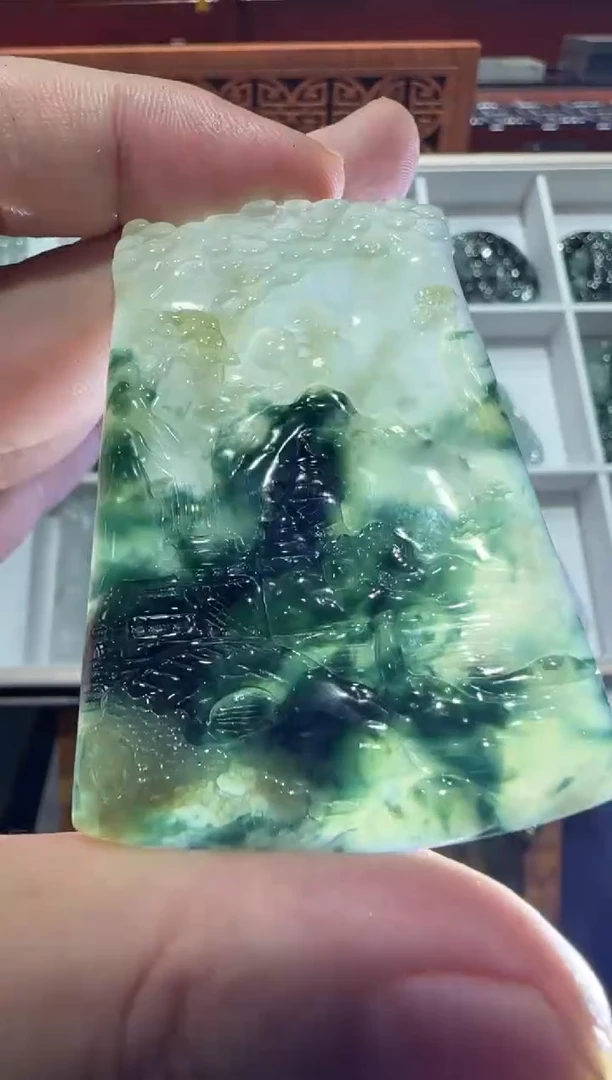 未镶嵌挂件翡翠A货翡翠多样性孤品