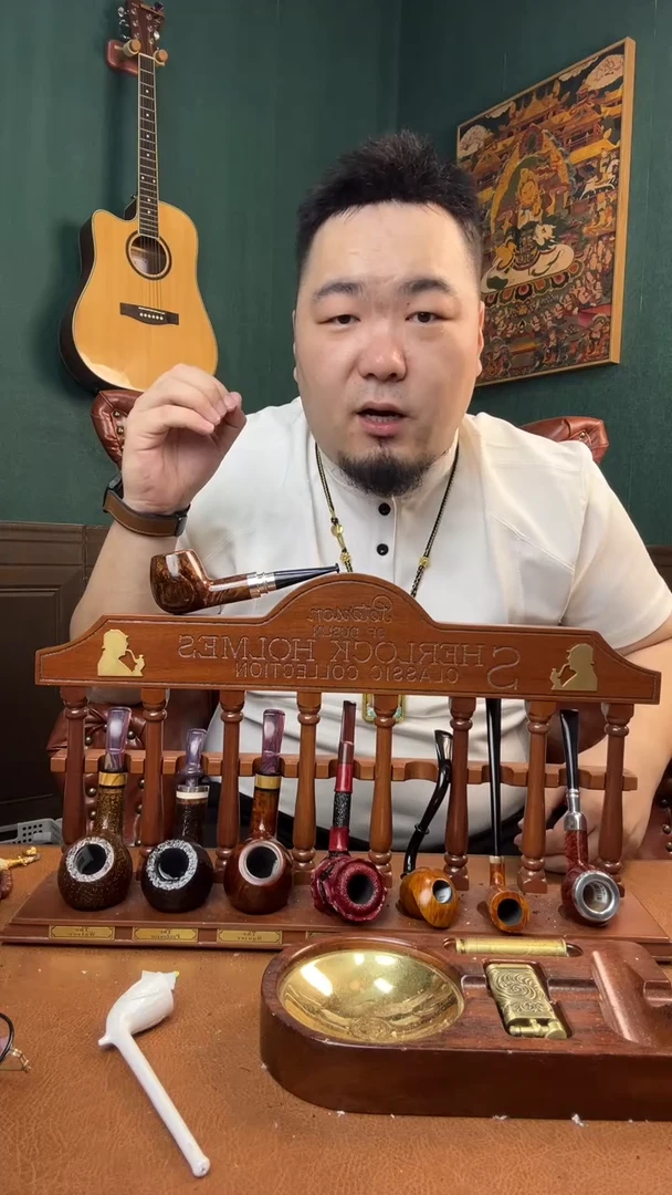 石楠木木雕款意大利进口石楠木烟斗