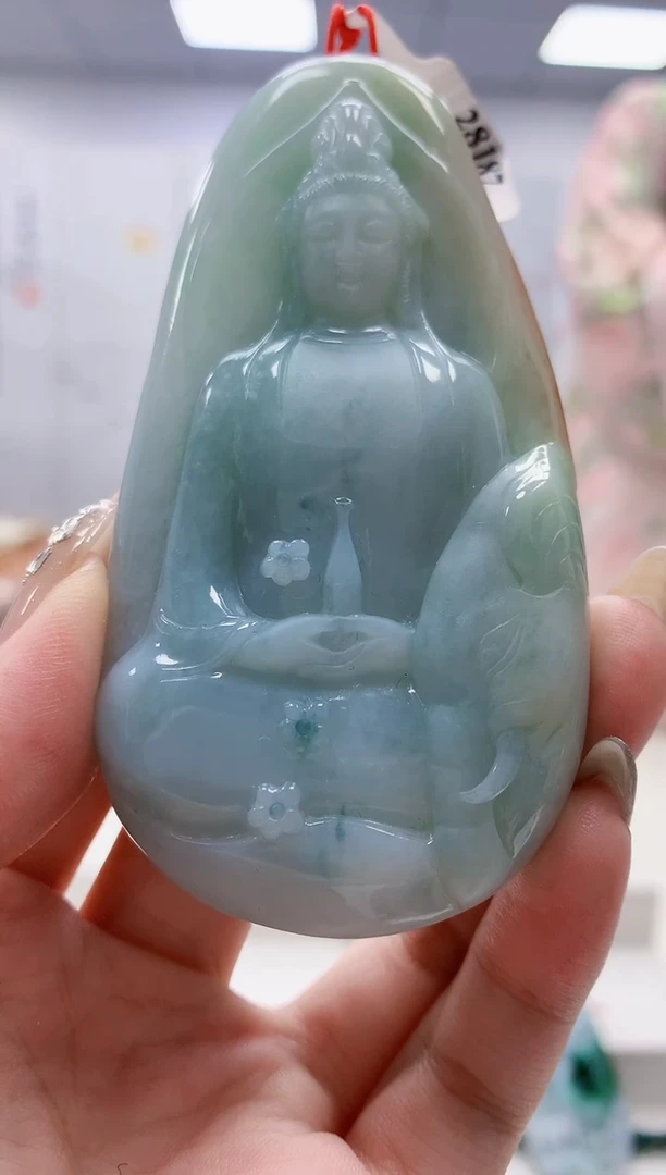 未镶嵌定制翡翠4812jw-毛货挂件72