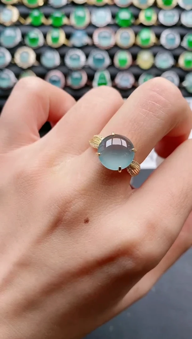 【闪购商品】翡翠戒指银S925镶嵌1111111111