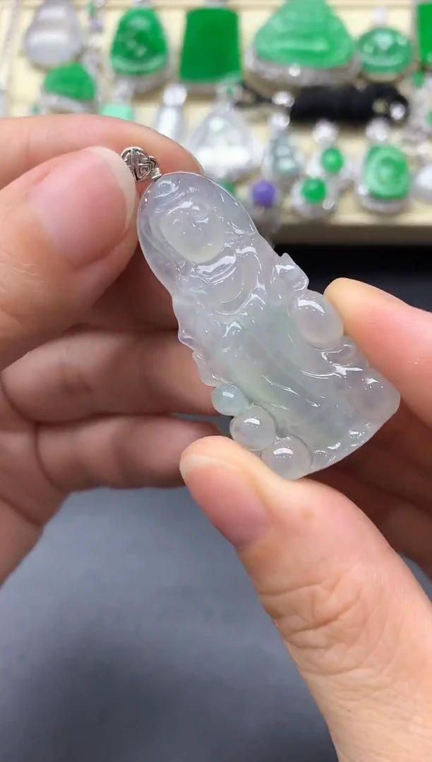 颈饰18K金镶嵌翡翠139中国好珍宝