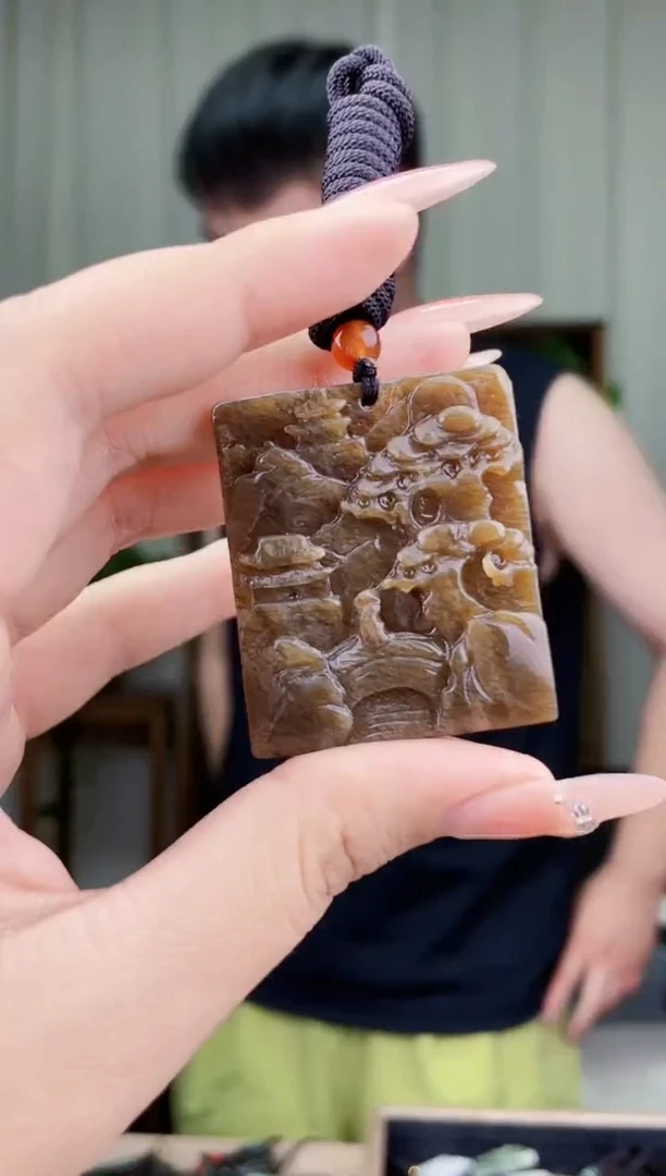 和田玉未镶嵌挂件拍一发一，多样性发货！