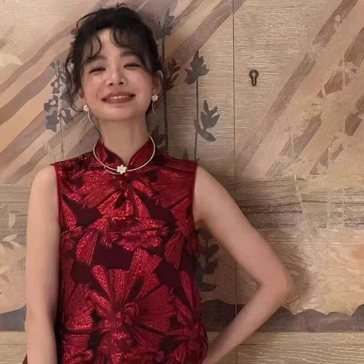 新中式两件套 国风敬酒服 订婚服